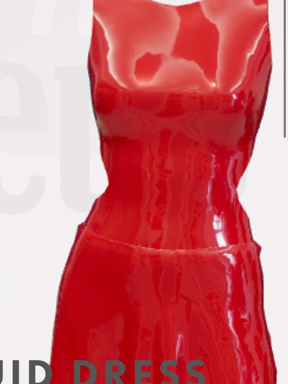 Shiny Red Vinyl Kids Dance Costume with Matching Arm Cuffs